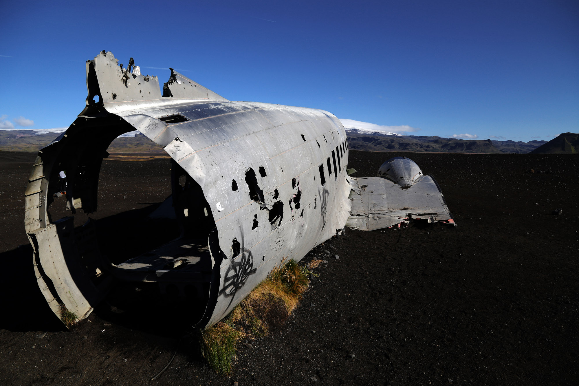 Il relitto dell'aereo DC-3 di Sólheimasandur, Islanda